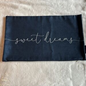 Sweet Dreams Navy Lumbar Pillow Cover 12x20 — Modern Farmhouse — NWT